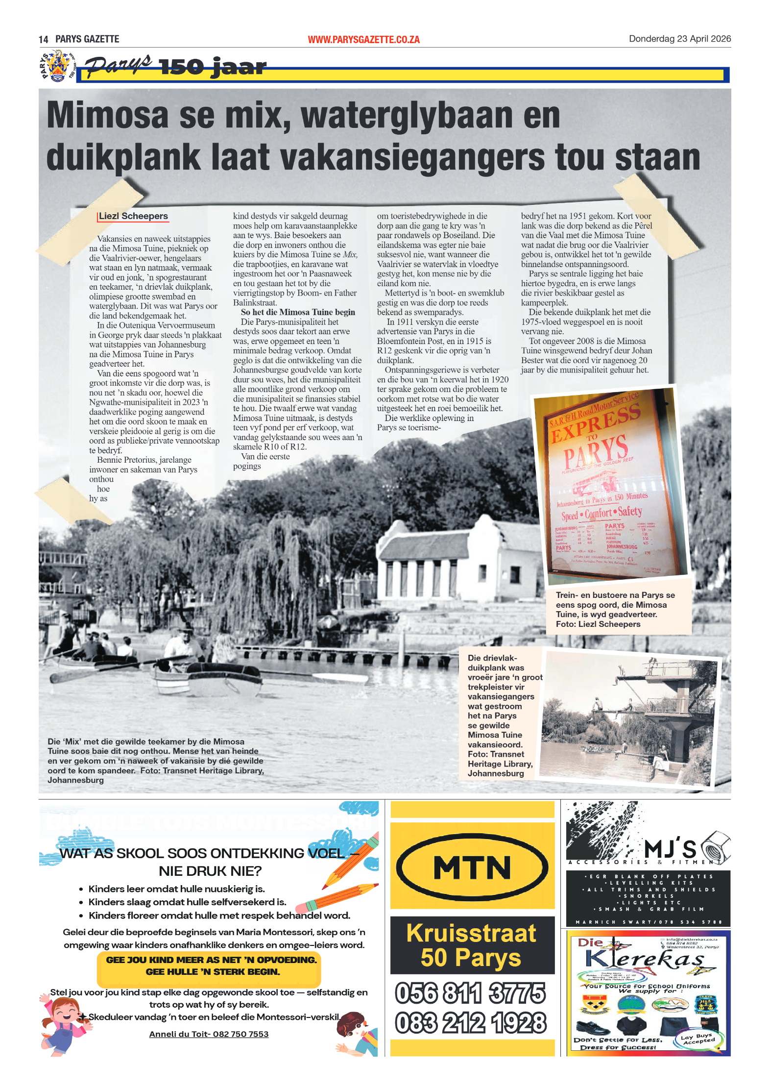 Parys Gazette – 23 April 2026 page 14