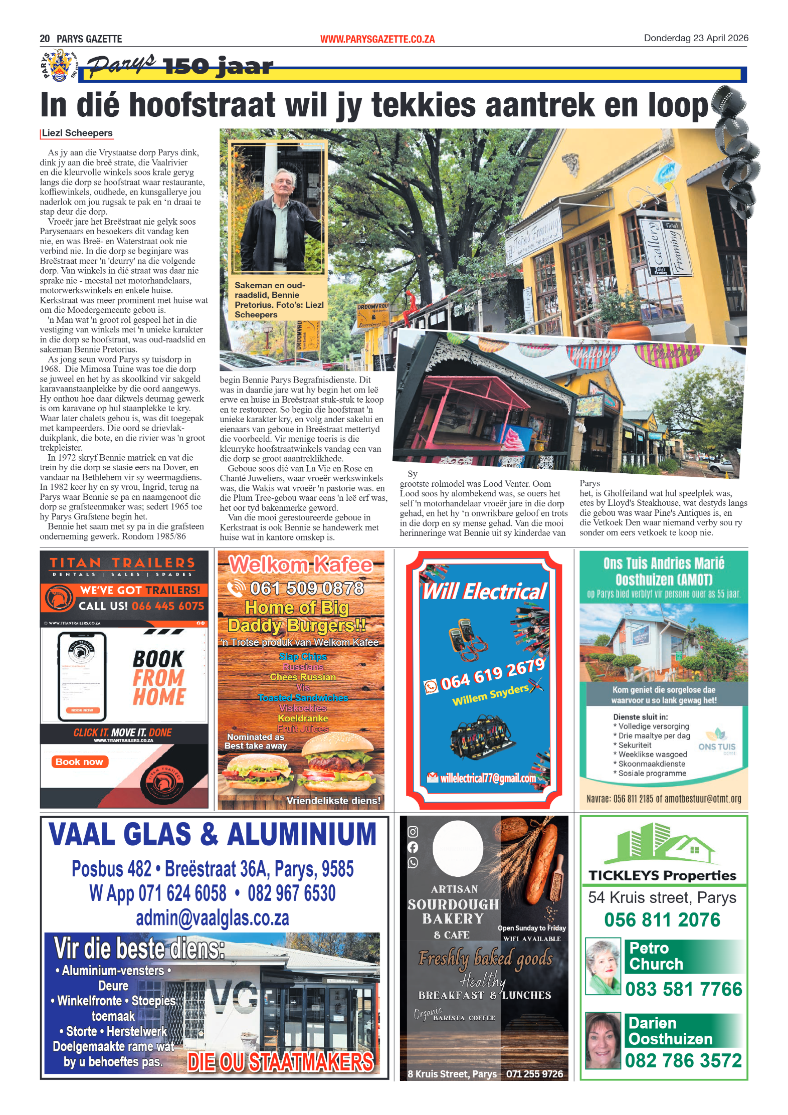 Parys Gazette – 23 April 2026 page 20