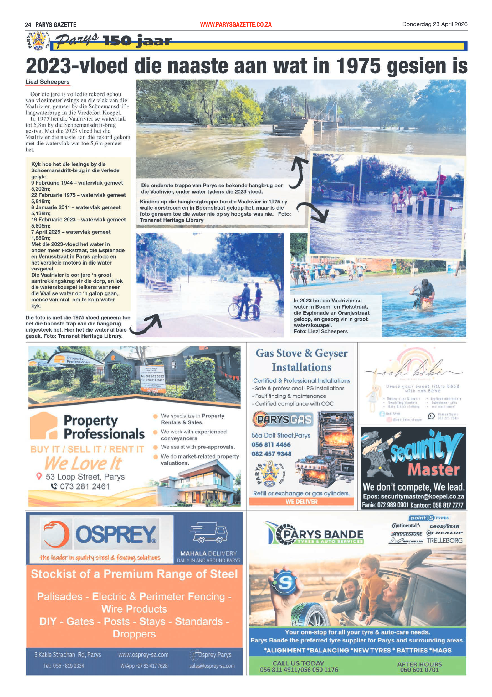Parys Gazette – 23 April 2026 page 24