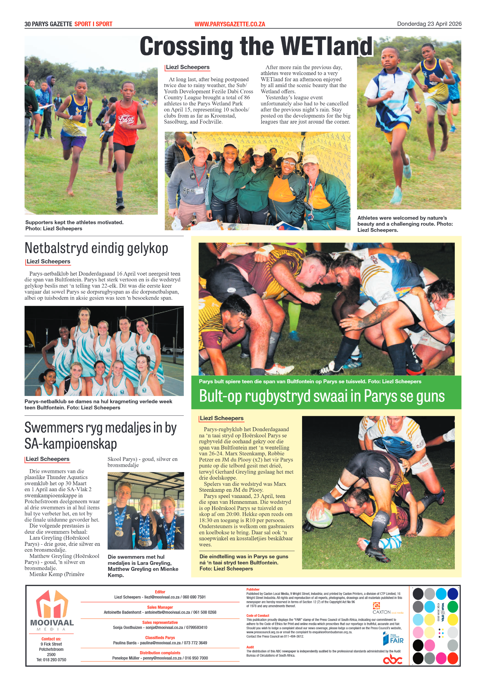 Parys Gazette – 23 April 2026 page 30
