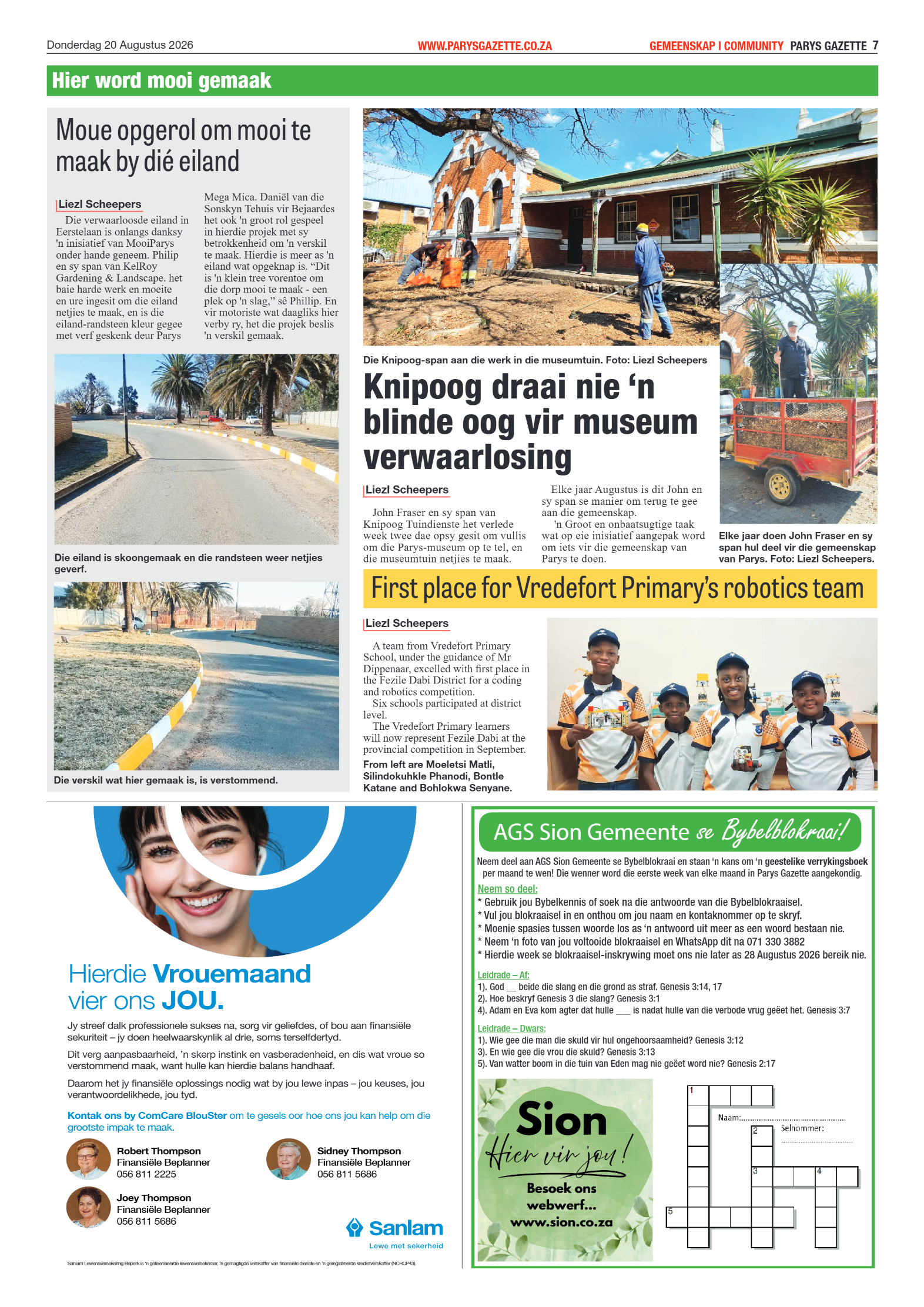 Parys Gazette – 23 Augustus 2026 page 7