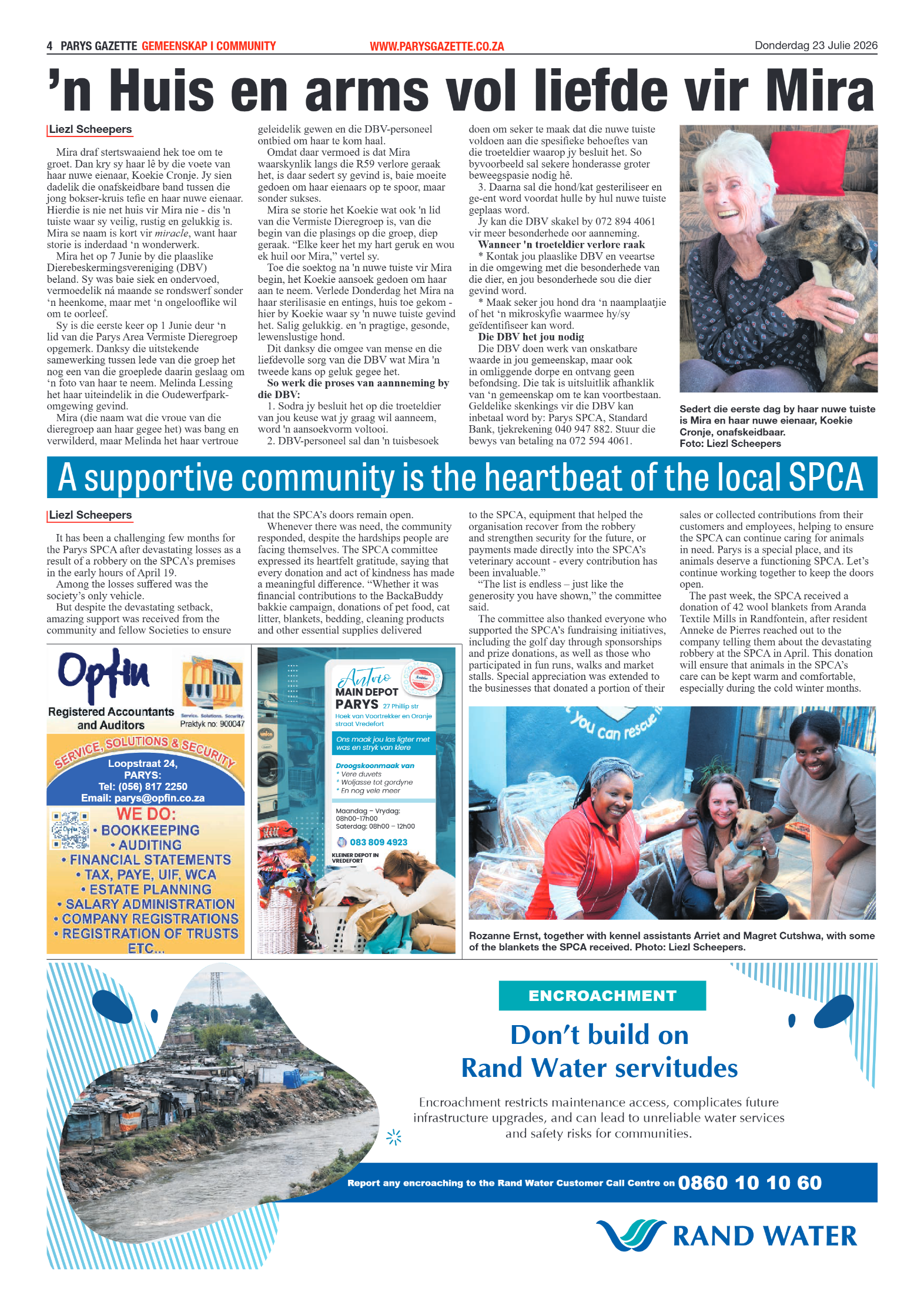Parys Gazette – 23 Julie 2026 page 4