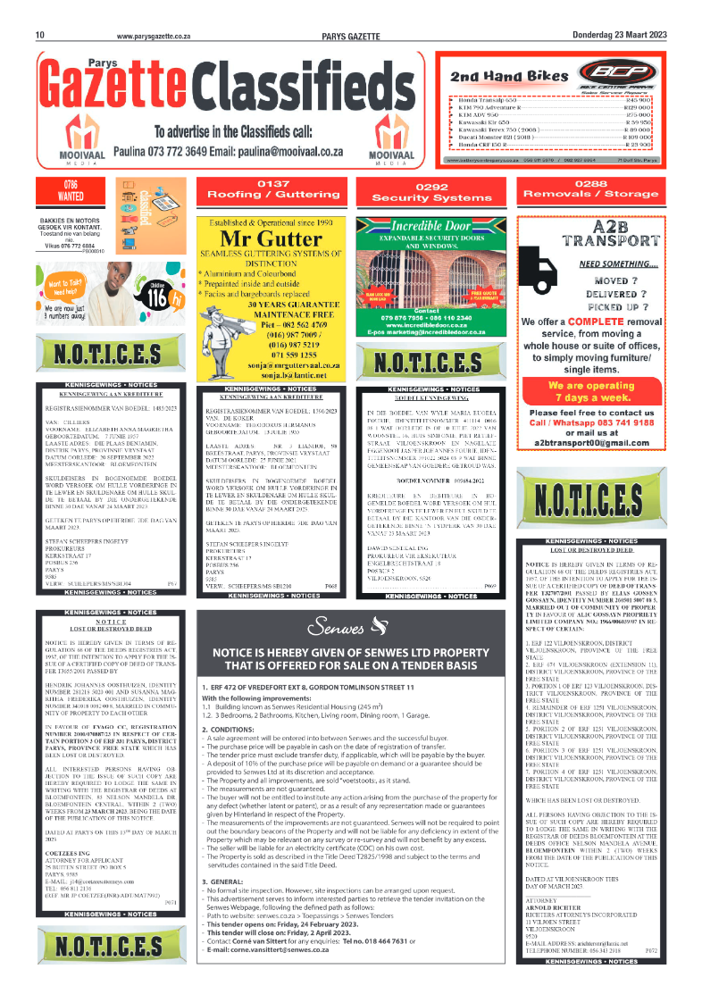 Parys Gazette 23 Maart 2023 page 11
