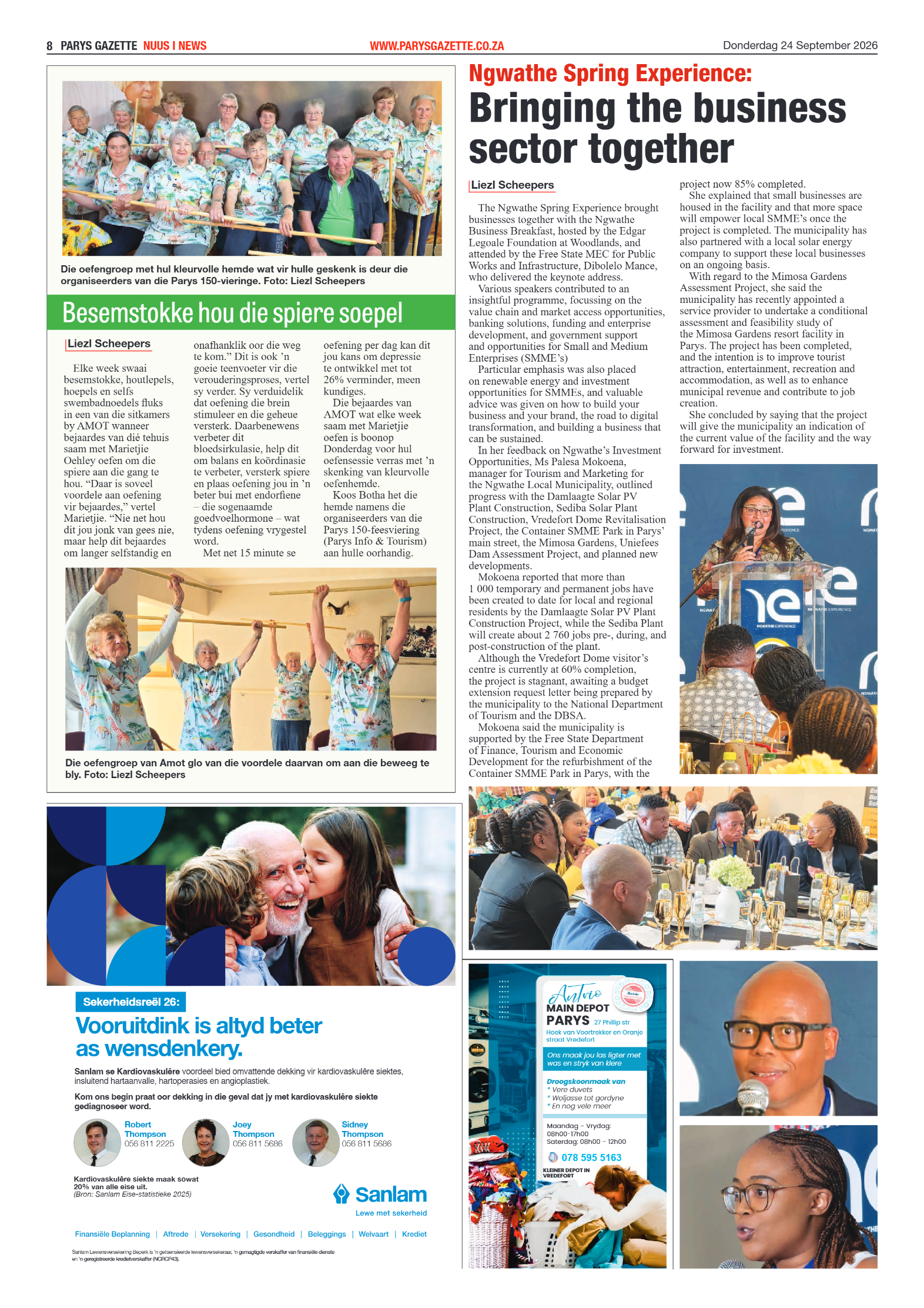 Parys Gazette – 24 September 2026 page 8