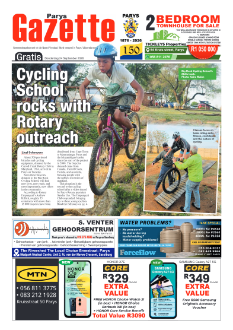 Parys Gazette – 24 September 2026