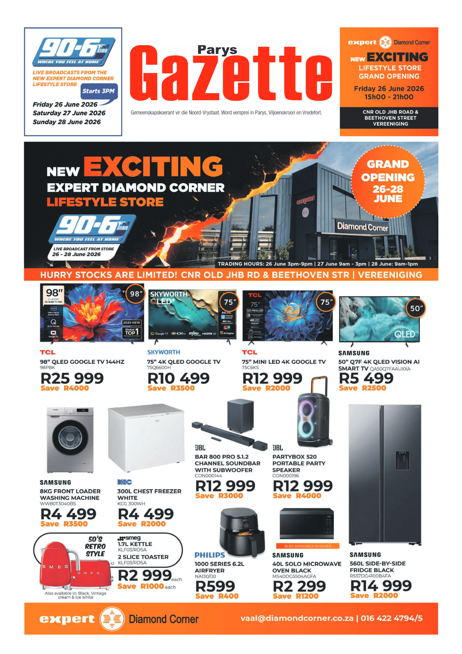 Parys Gazette – 25 Junie 2026 page 1