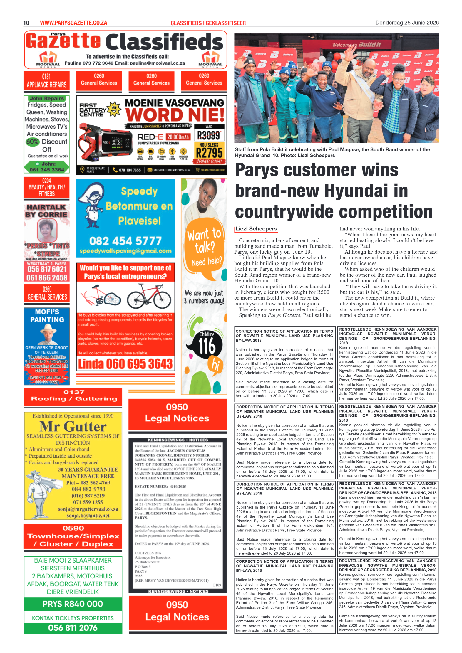 Parys Gazette – 25 Junie 2026 page 12