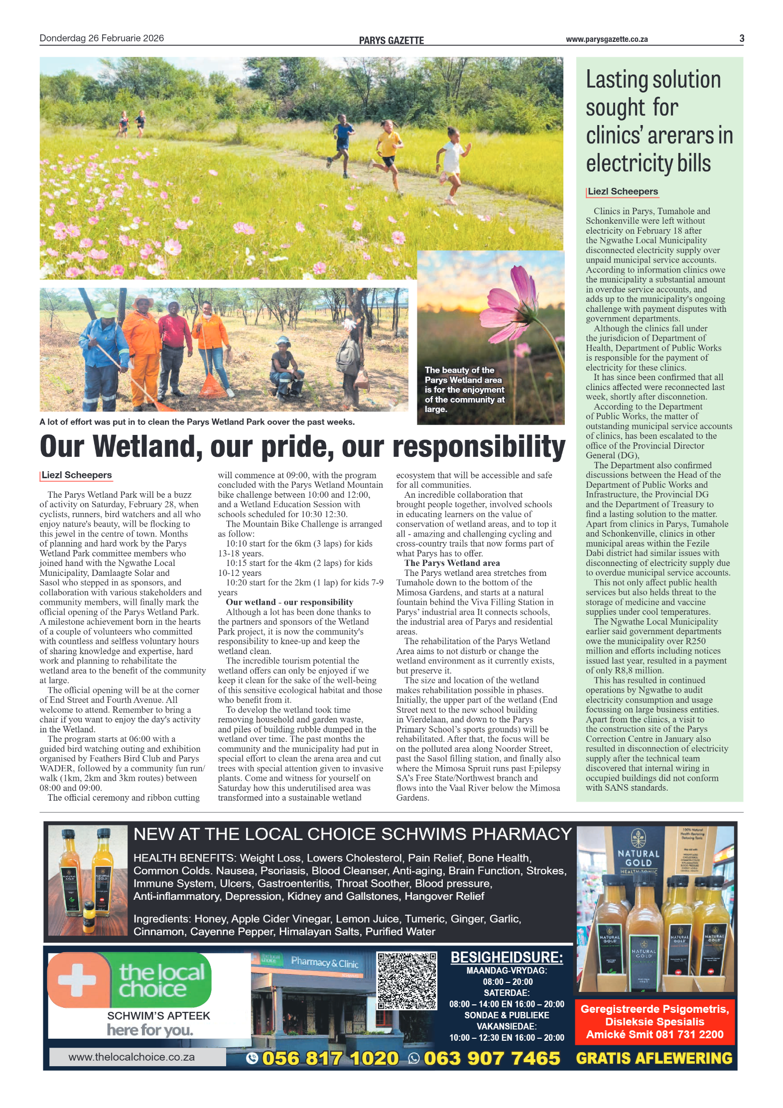 Parys Gazette – 26 Februarie 2026 page 3