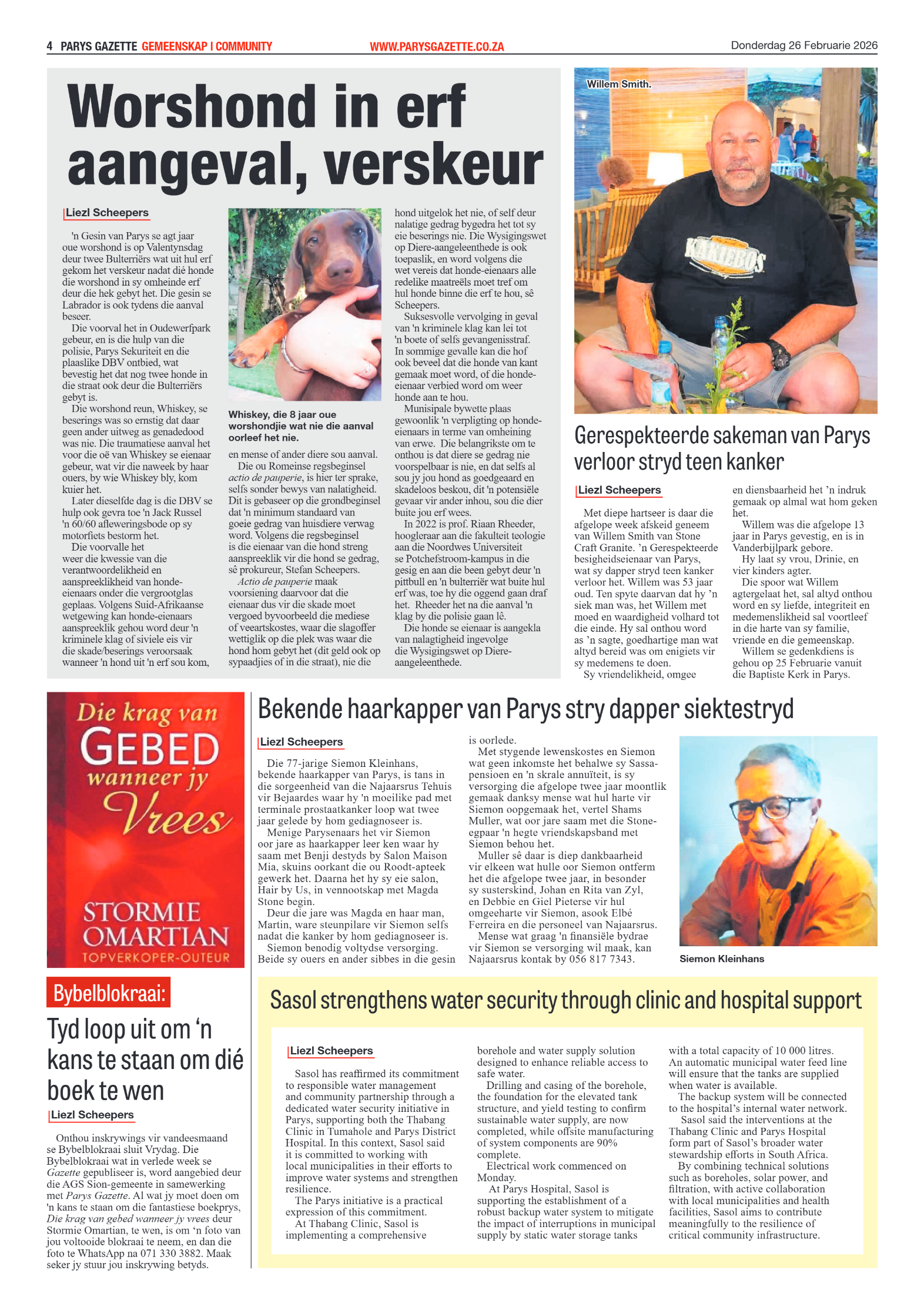 Parys Gazette – 26 Februarie 2026 page 4