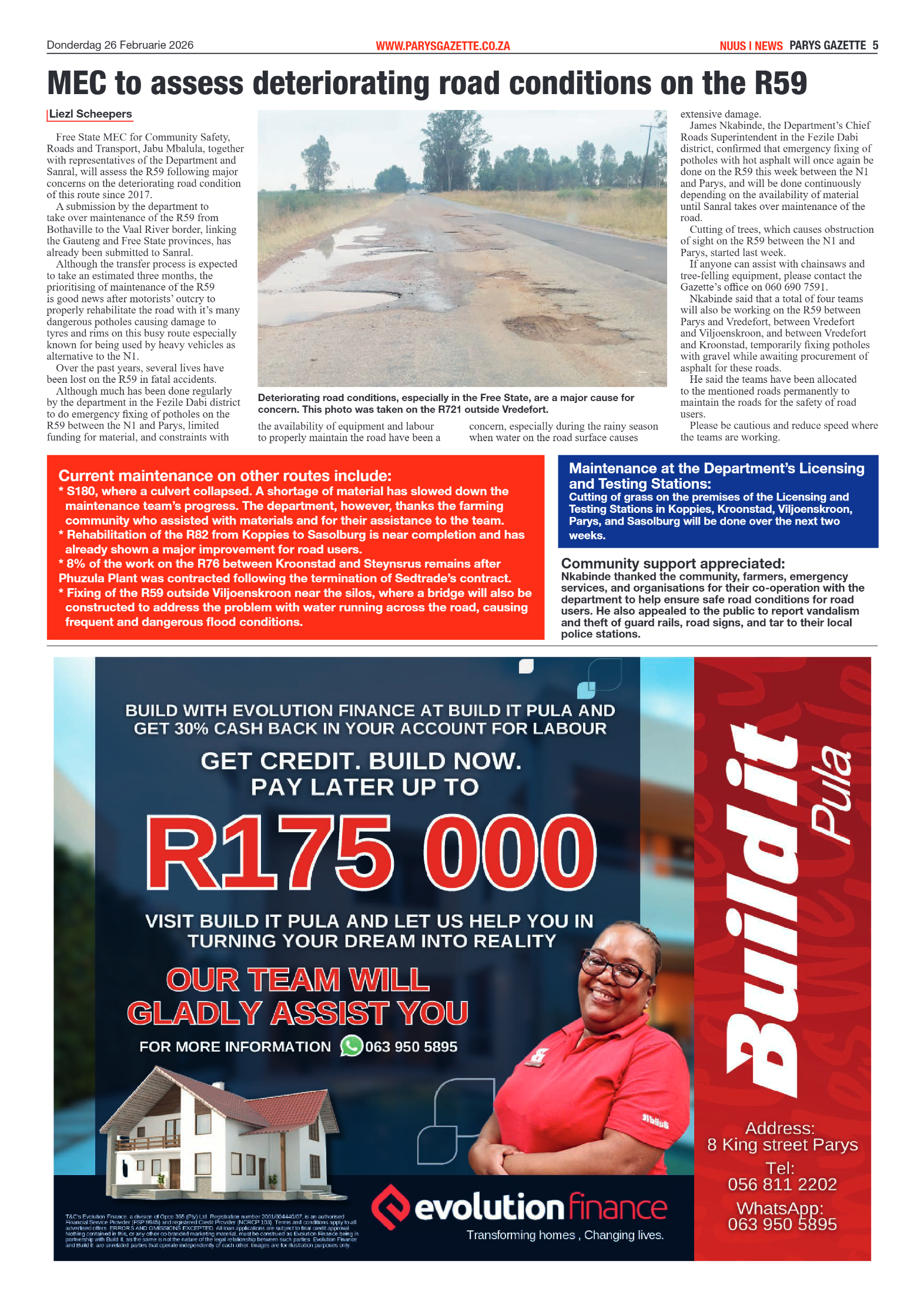 Parys Gazette – 26 Februarie 2026 page 5