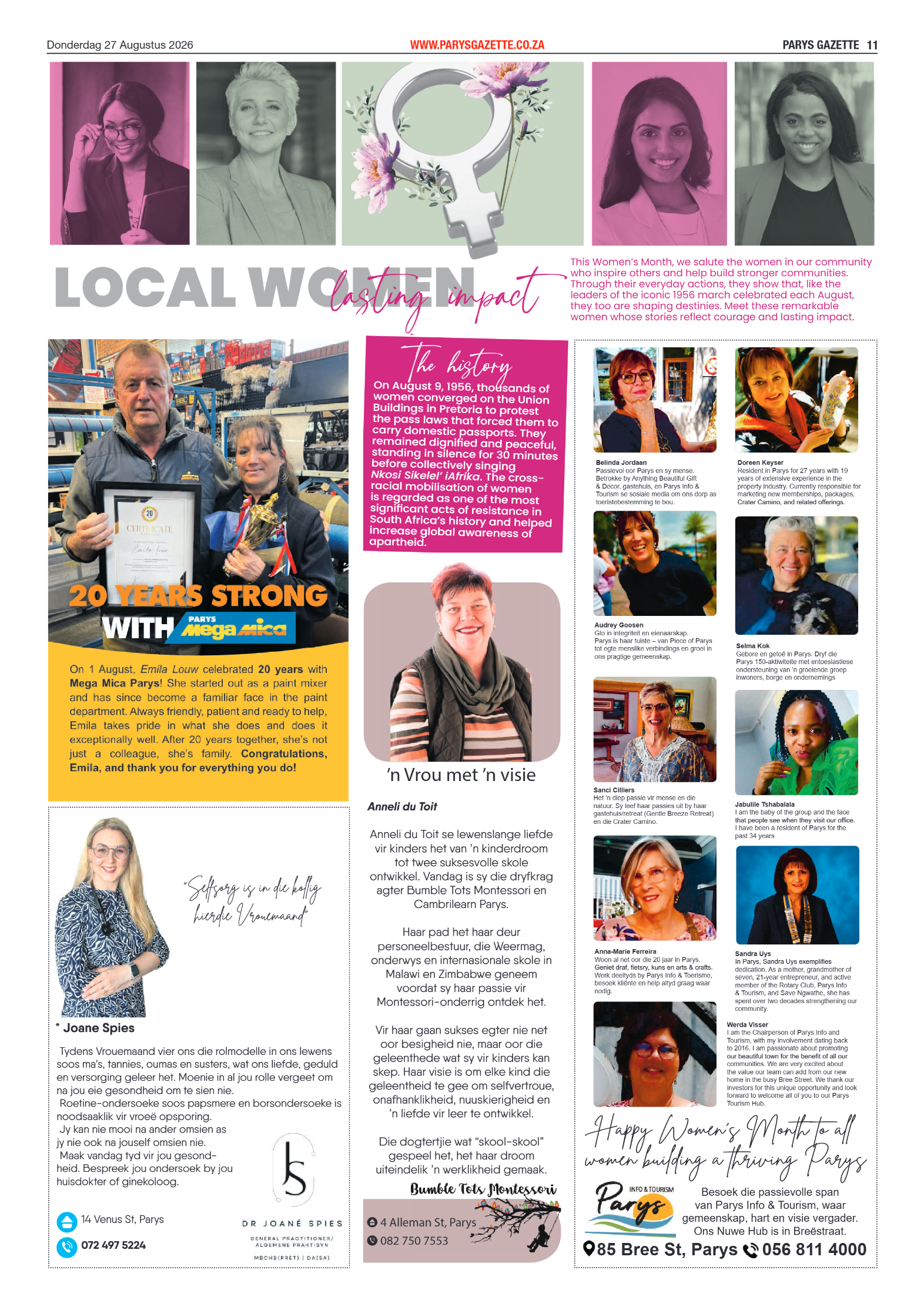 Parys Gazette – 27 Augustus 2026 page 11