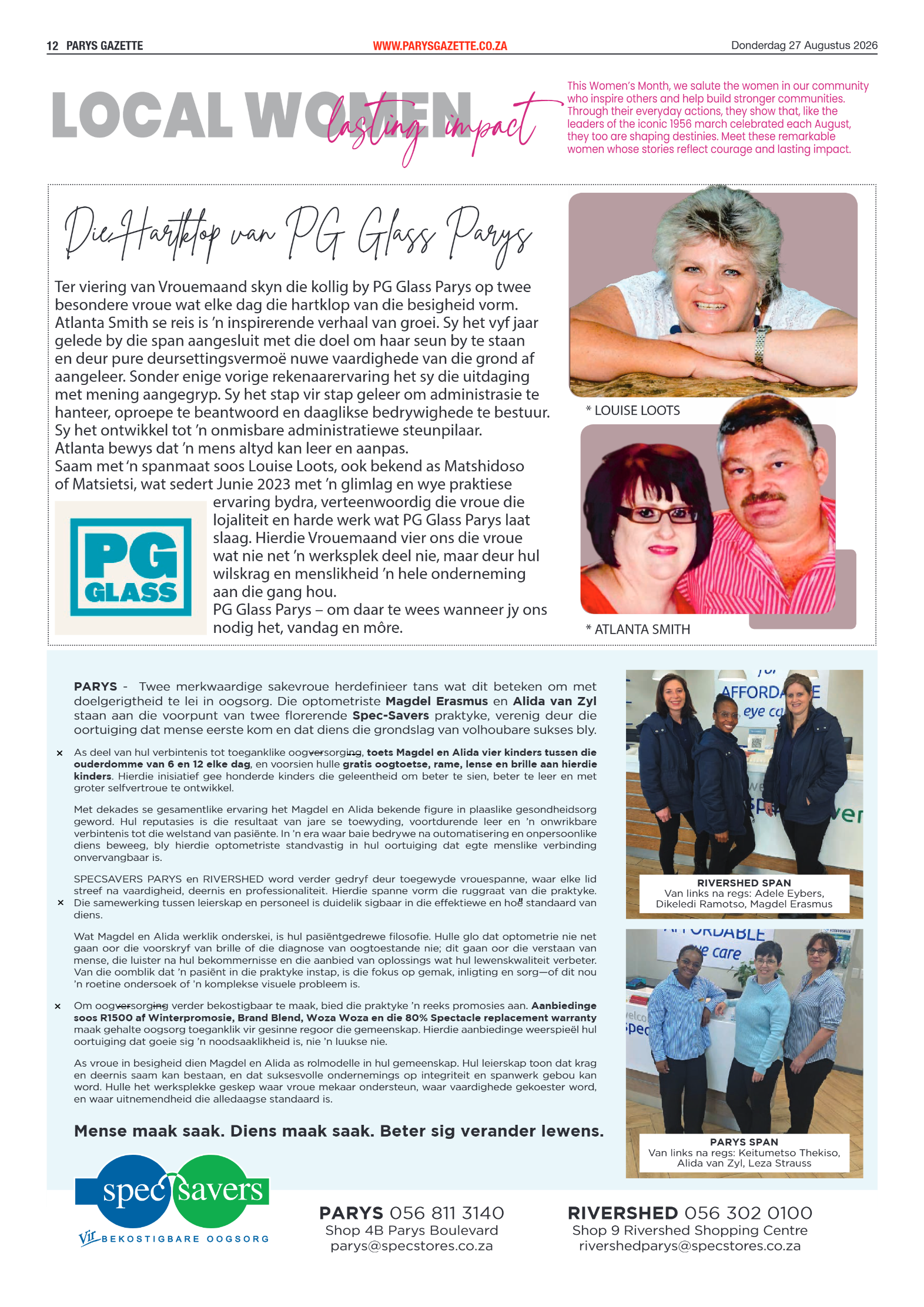 Parys Gazette – 27 Augustus 2026 page 12
