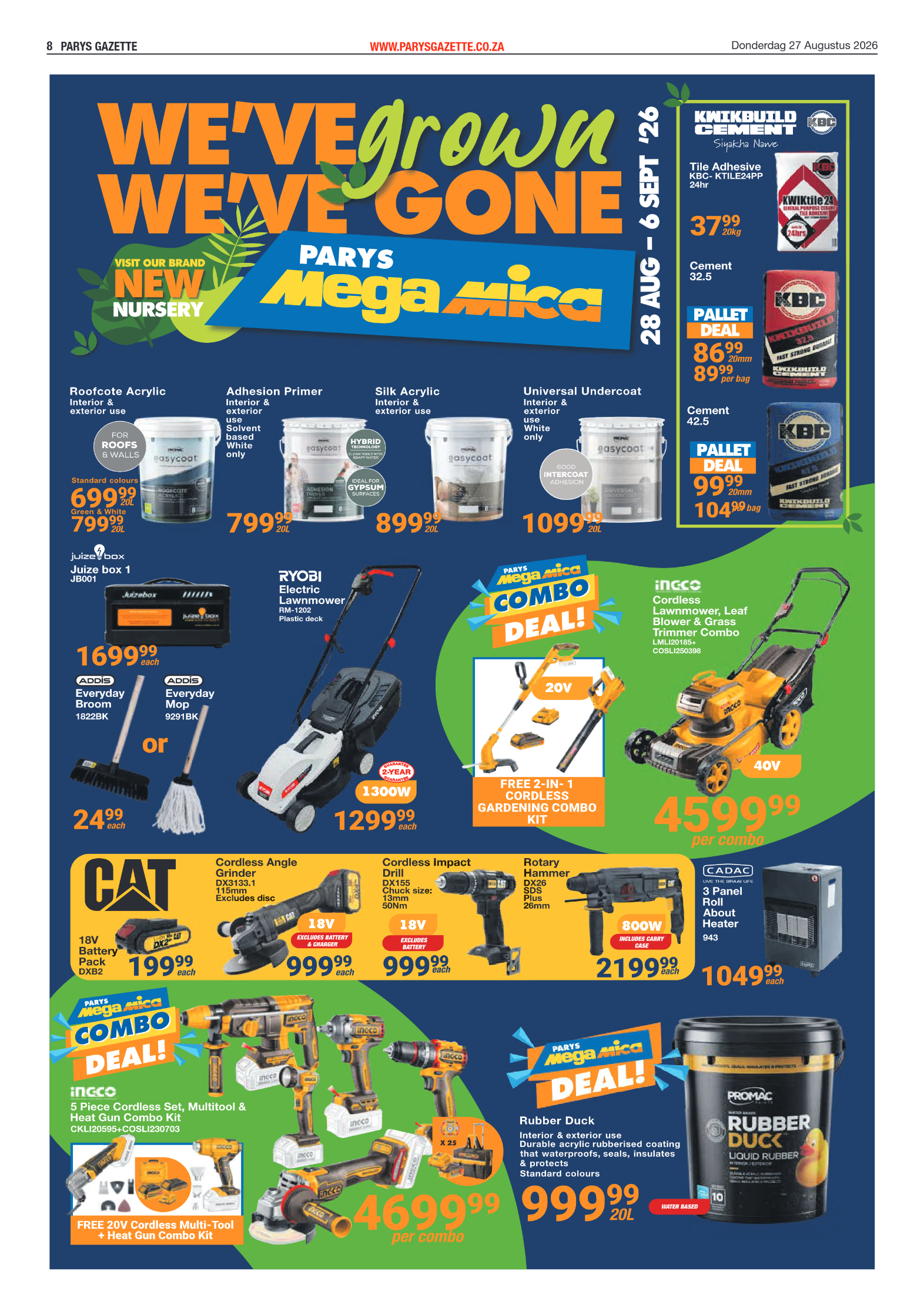 Parys Gazette – 27 Augustus 2026 page 8
