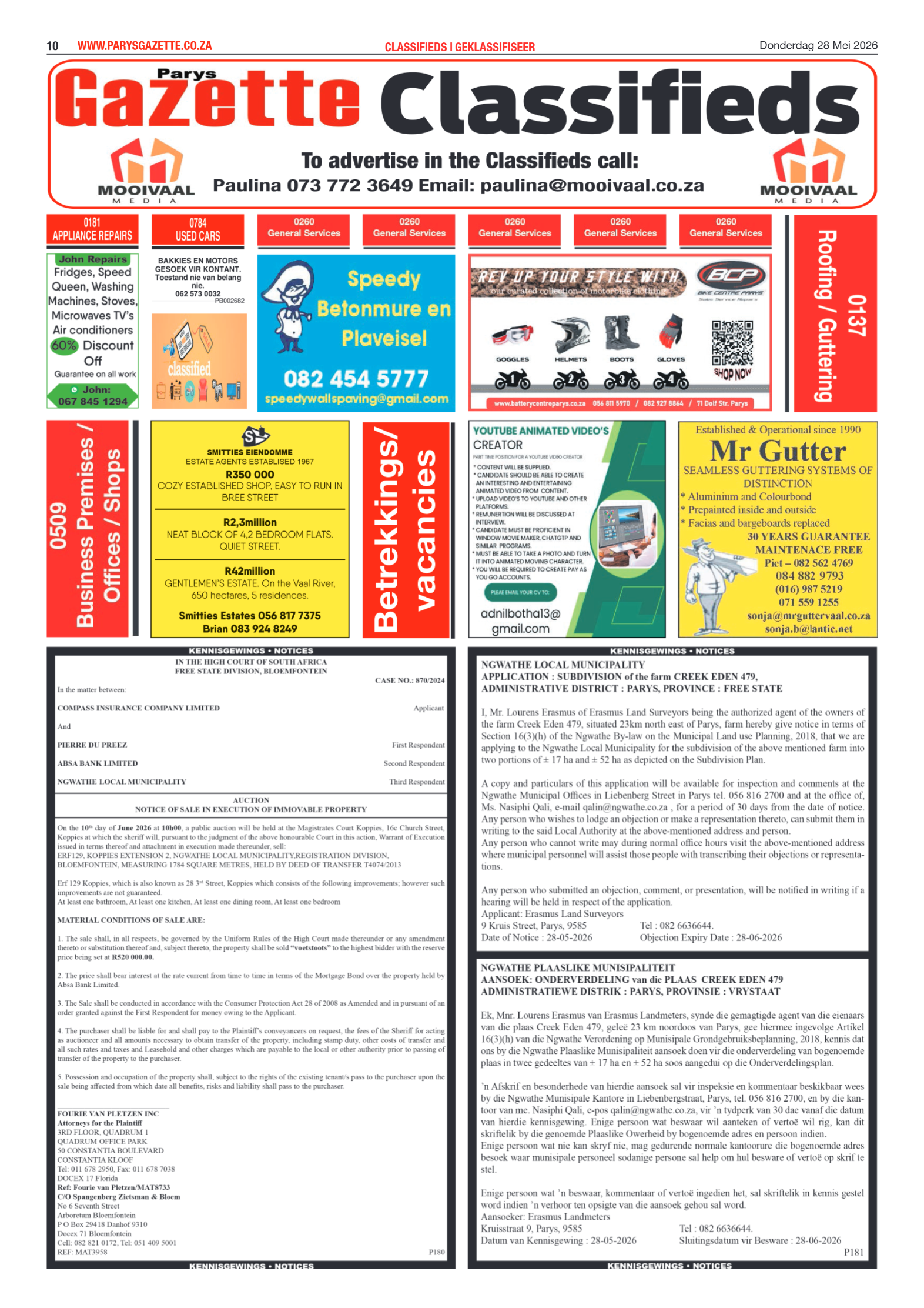 Parys Gazette – 28 Mei 2026 page 10