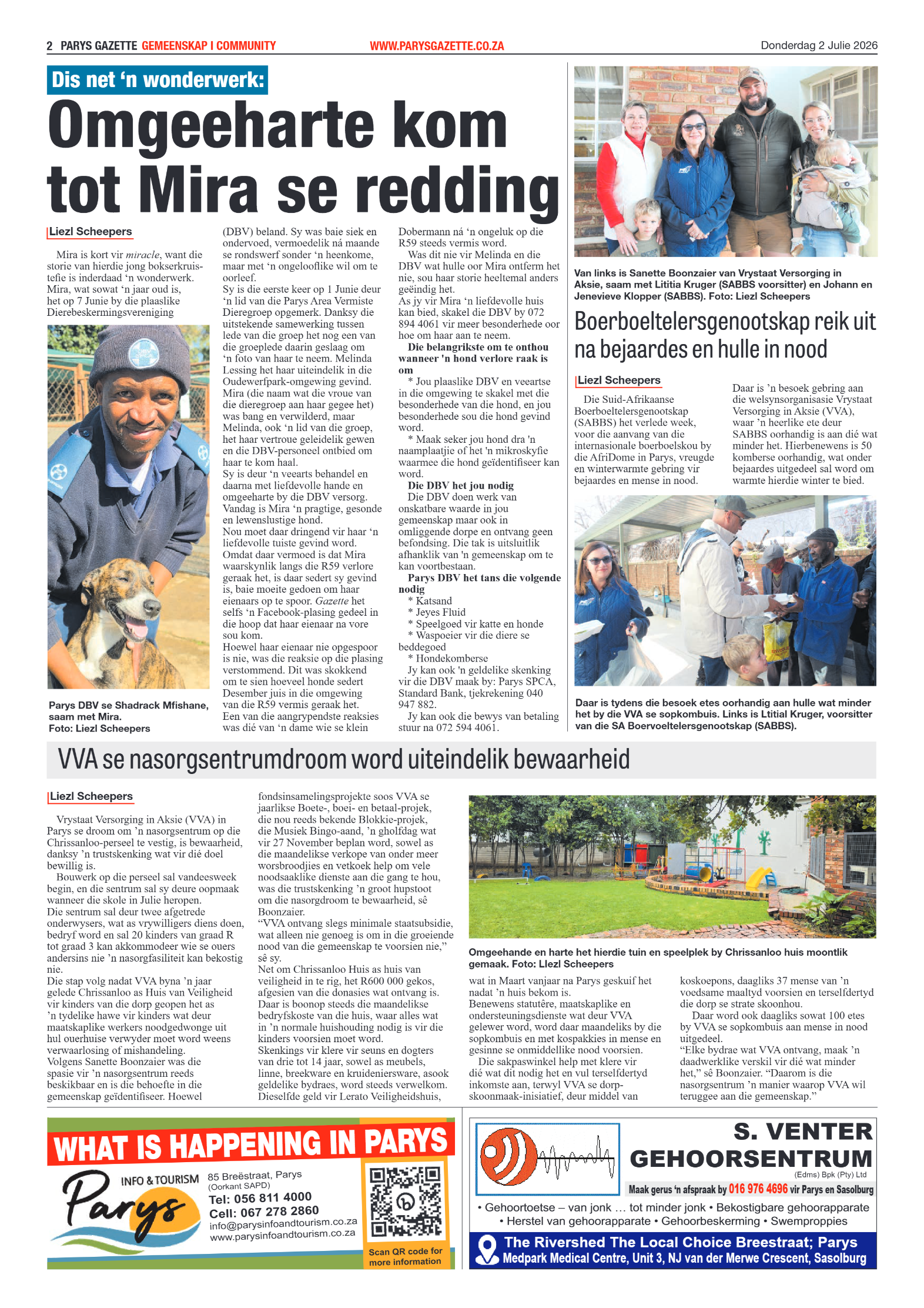 Parys Gazette – 2 Julie 2026 page 2