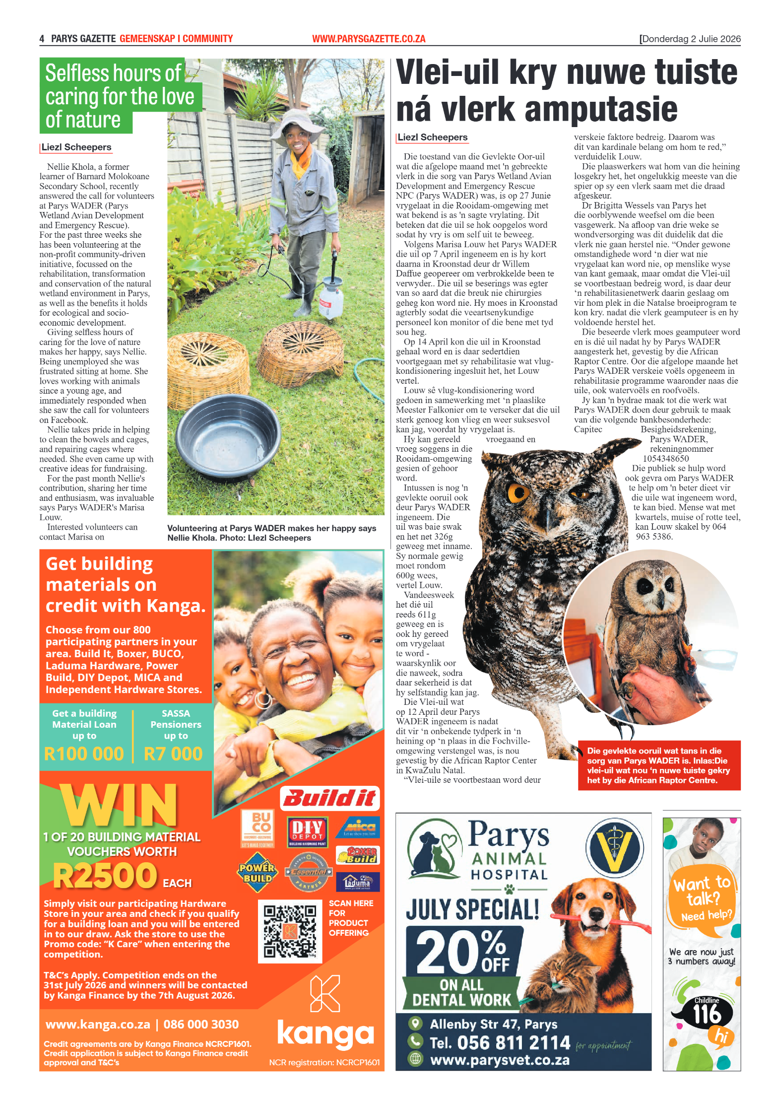 Parys Gazette – 2 Julie 2026 page 4