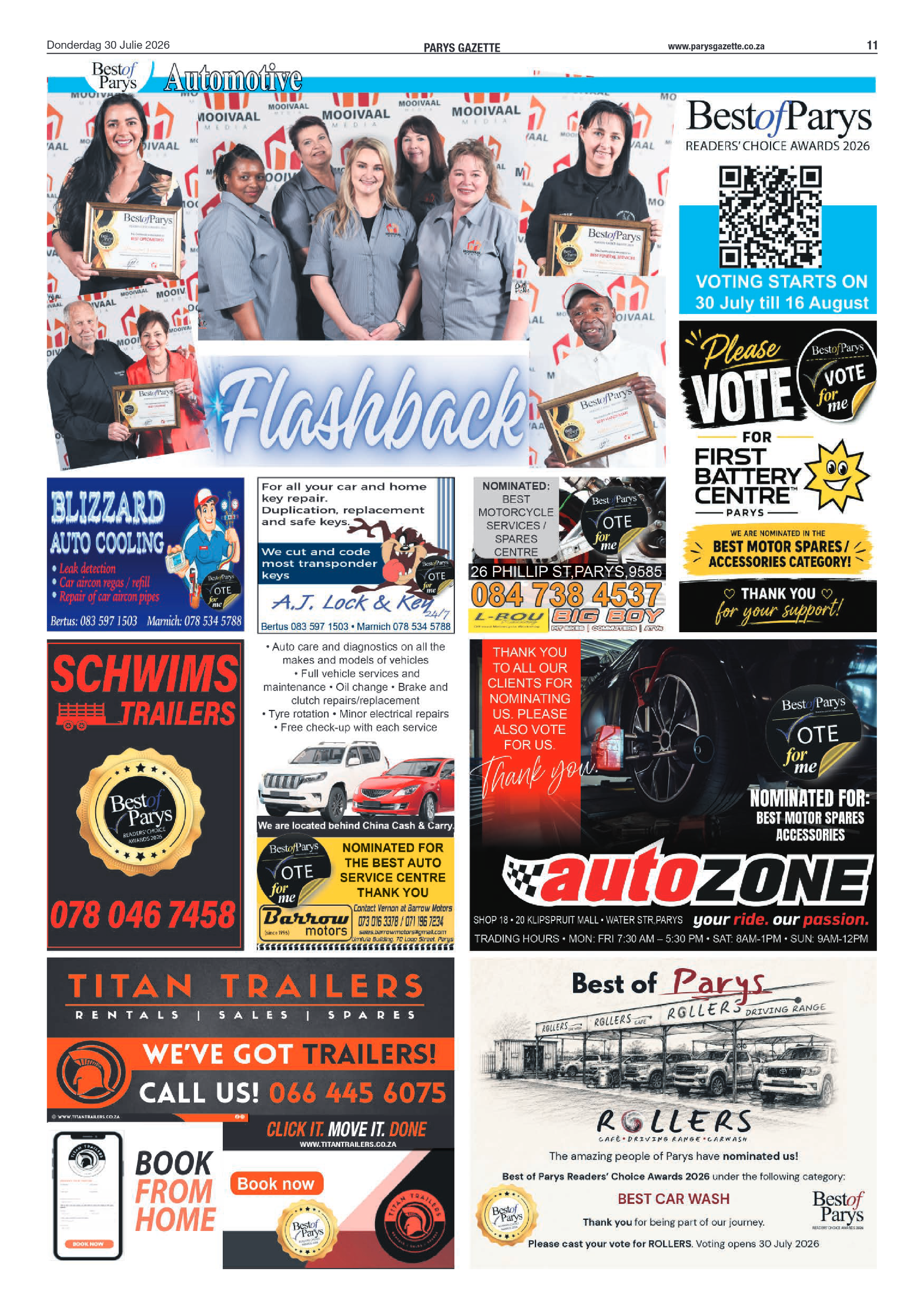 Parys Gazette – 30 Julie 2026 page 11