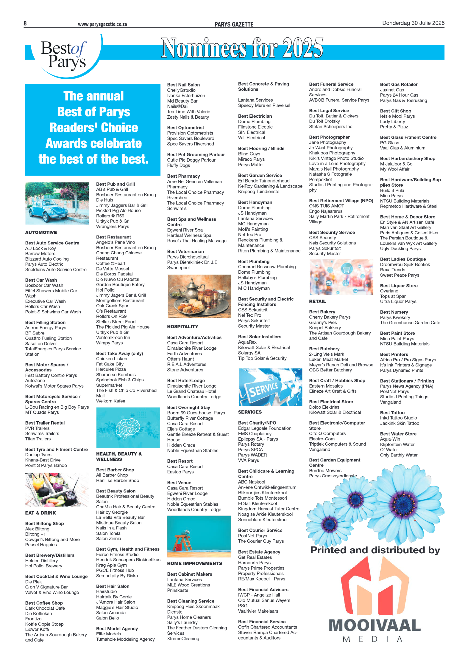 Parys Gazette – 30 Julie 2026 page 8