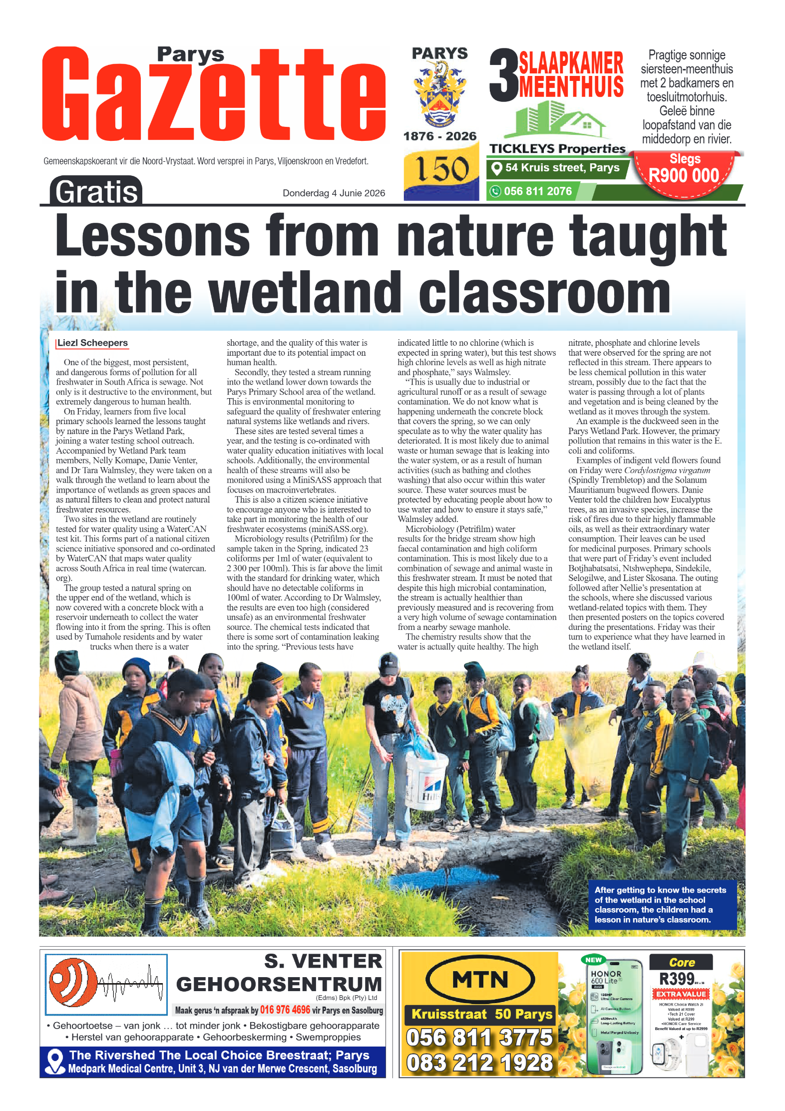 Parys Gazette – 4 Junie 2026 page 1