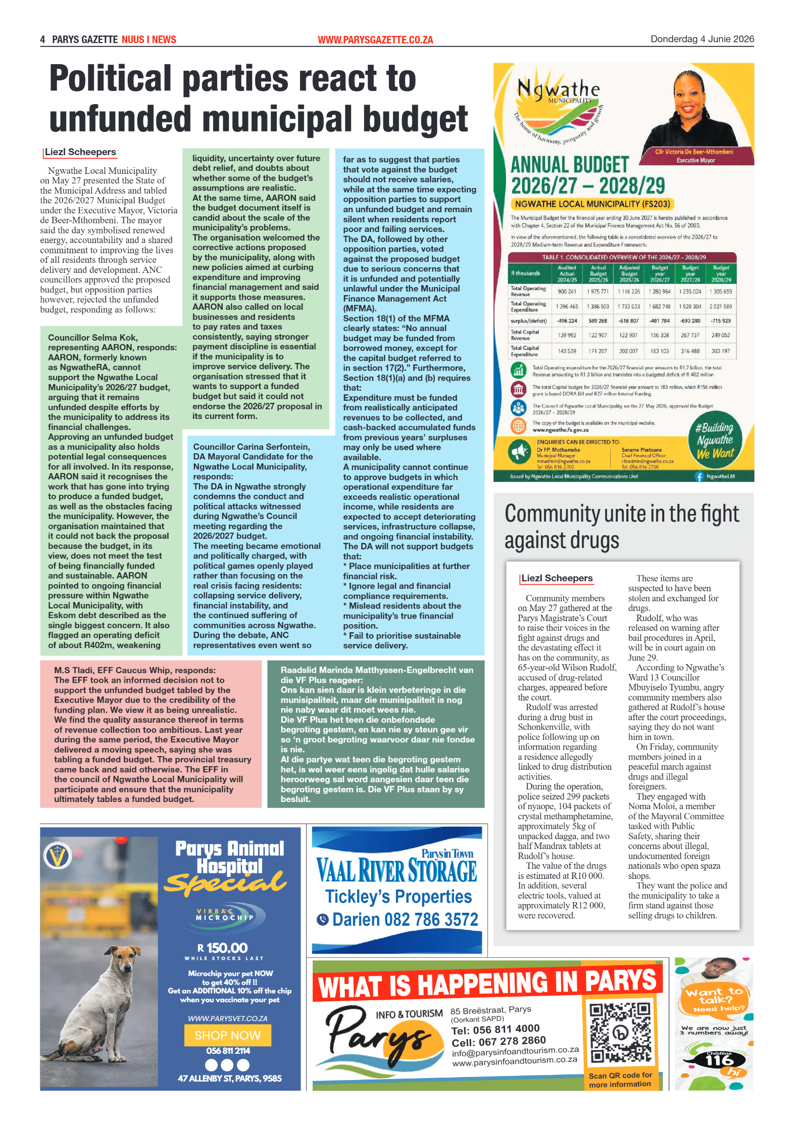 Parys Gazette – 4 Junie 2026 page 4