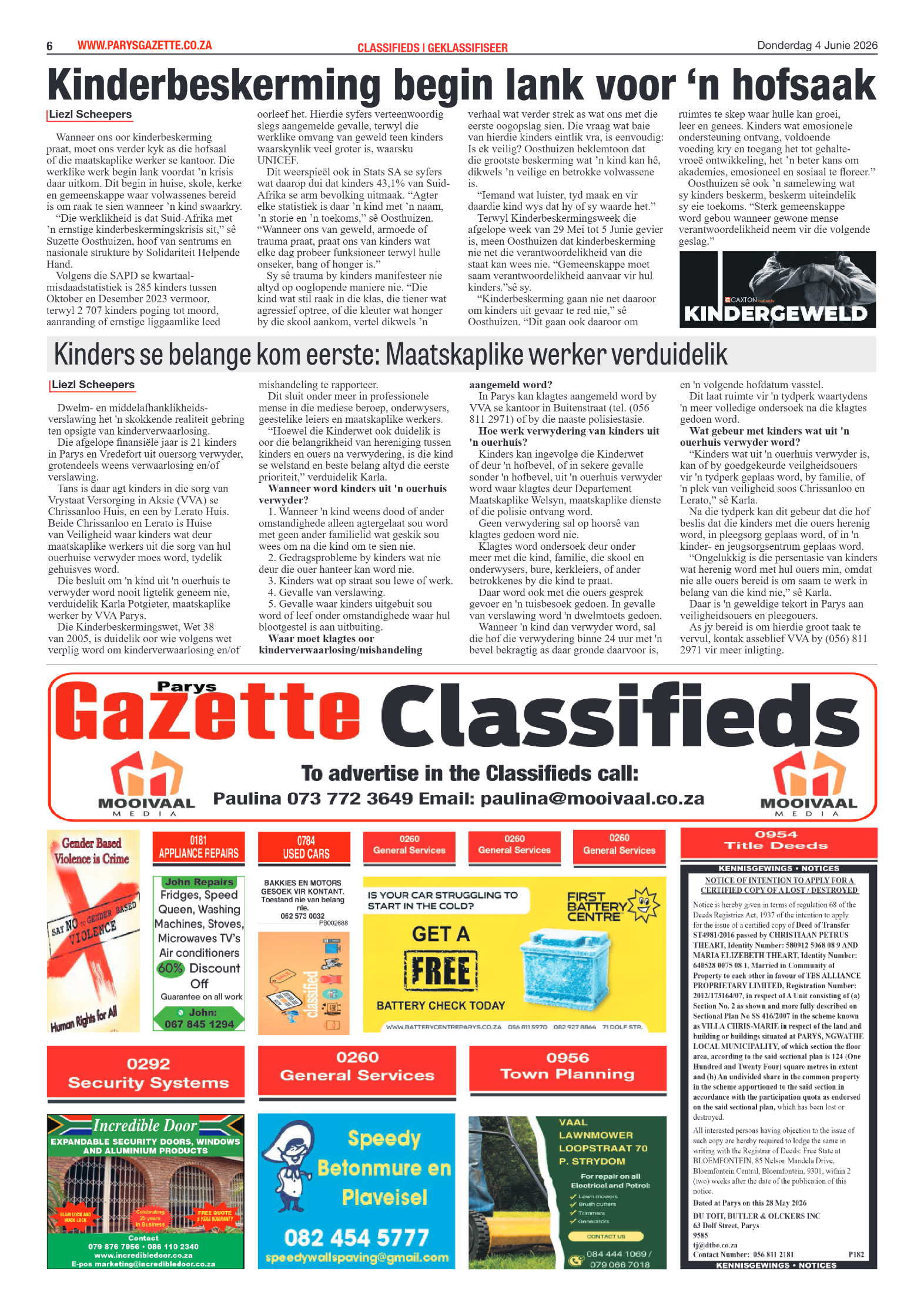 Parys Gazette – 4 Junie 2026 page 6