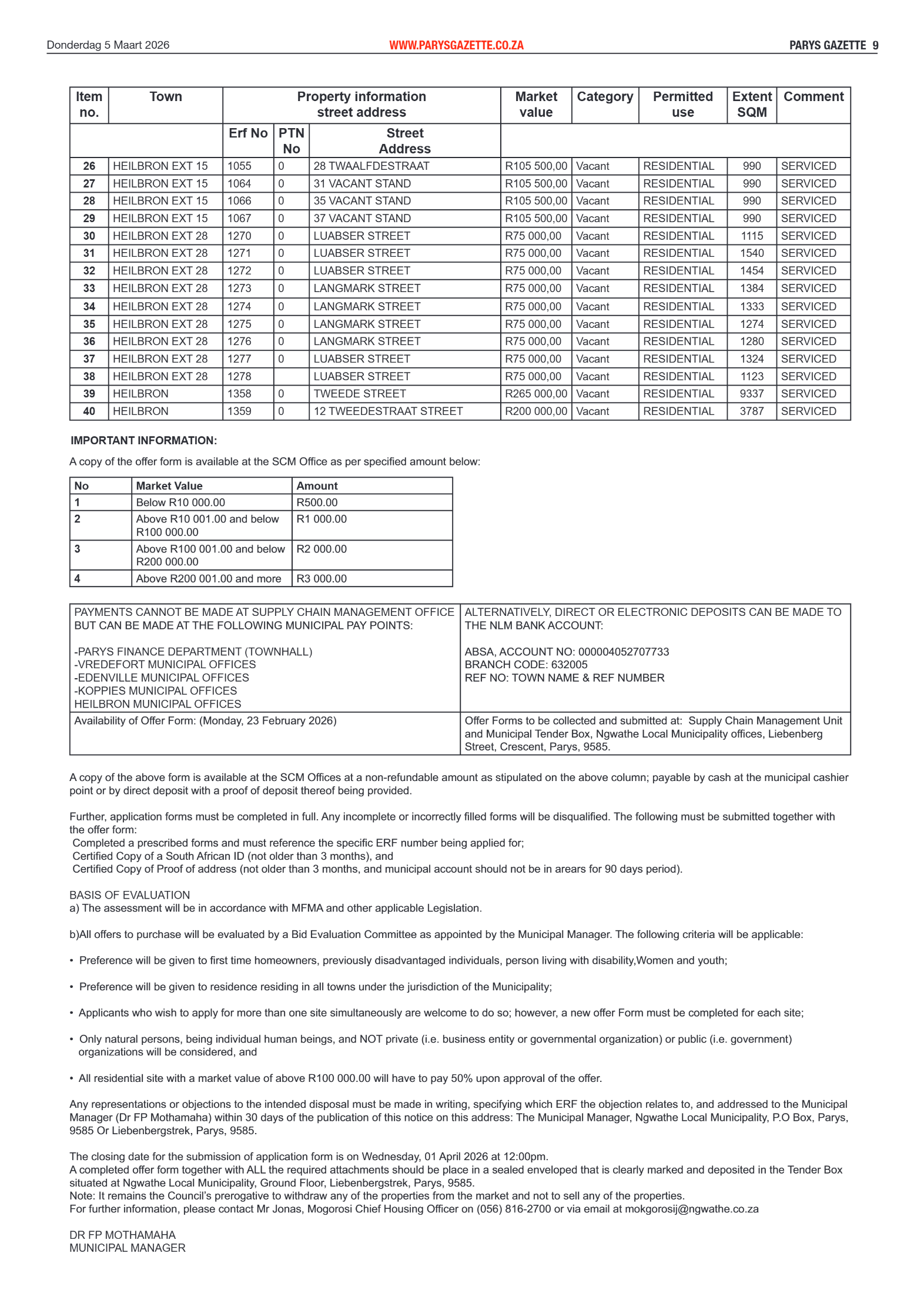 Parys Gazette – 5 Maart 2026 page 9