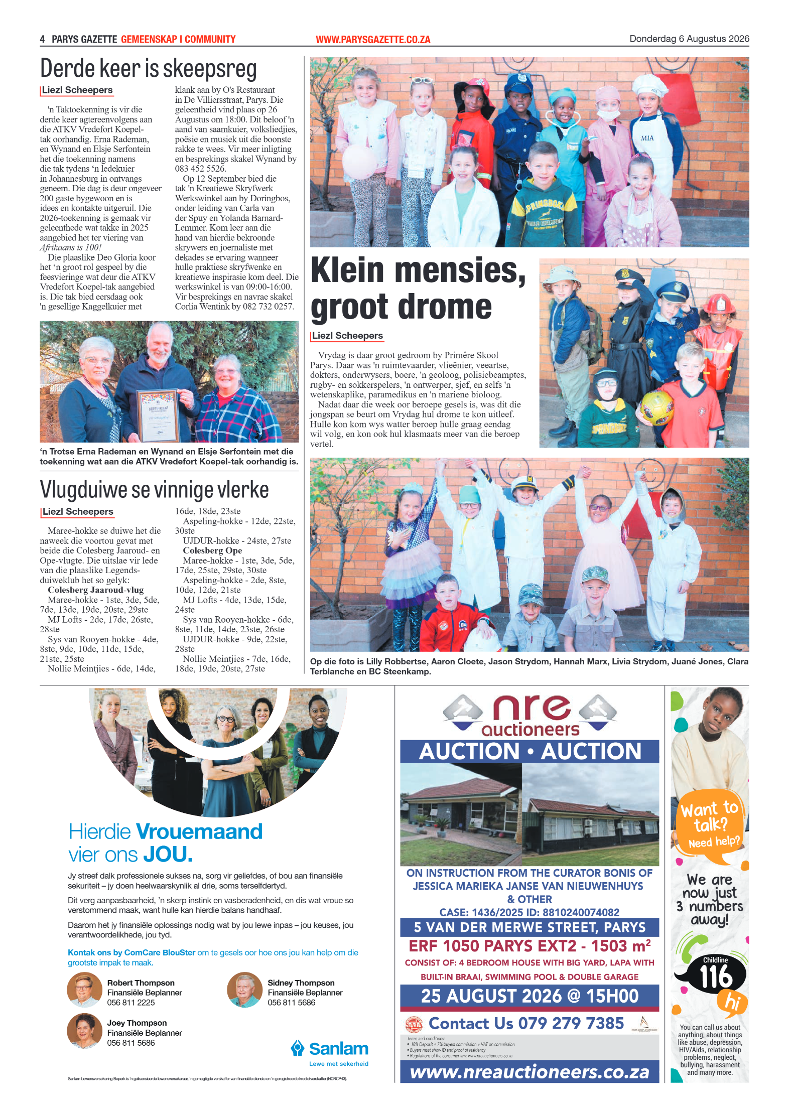 Parys Gazette – 6 Augustus 2026 page 4