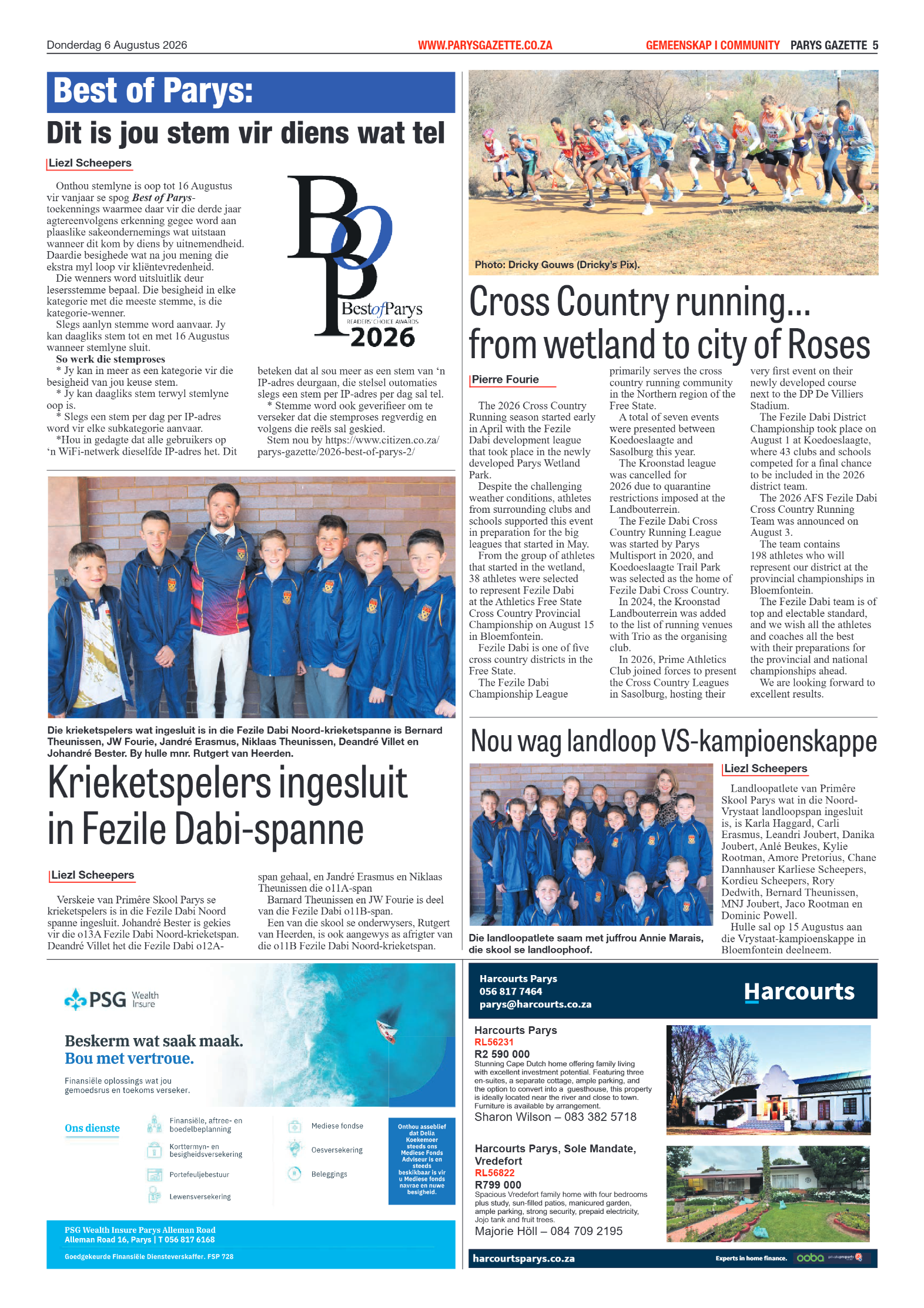 Parys Gazette – 6 Augustus 2026 page 5