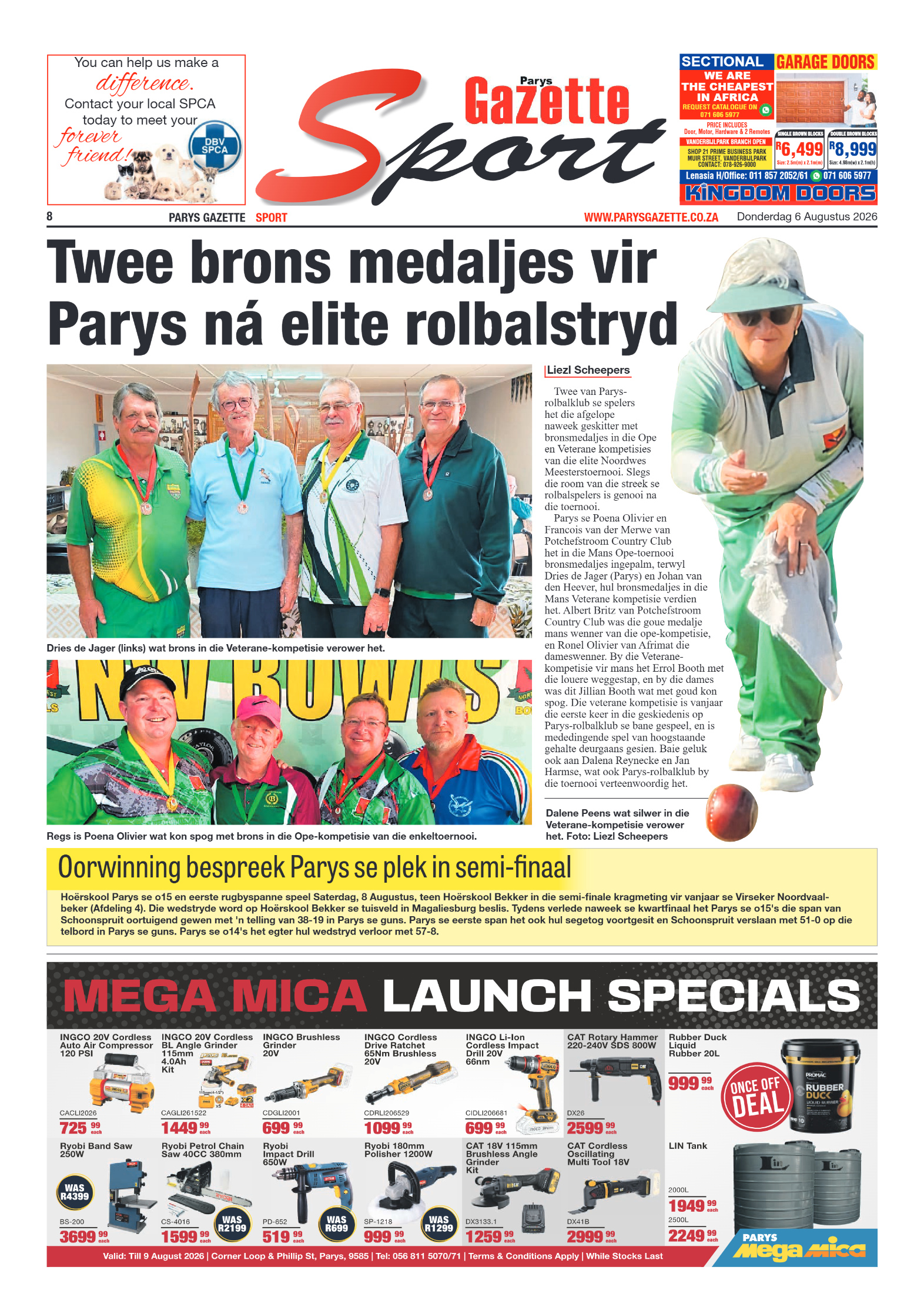Parys Gazette – 6 Augustus 2026 page 8