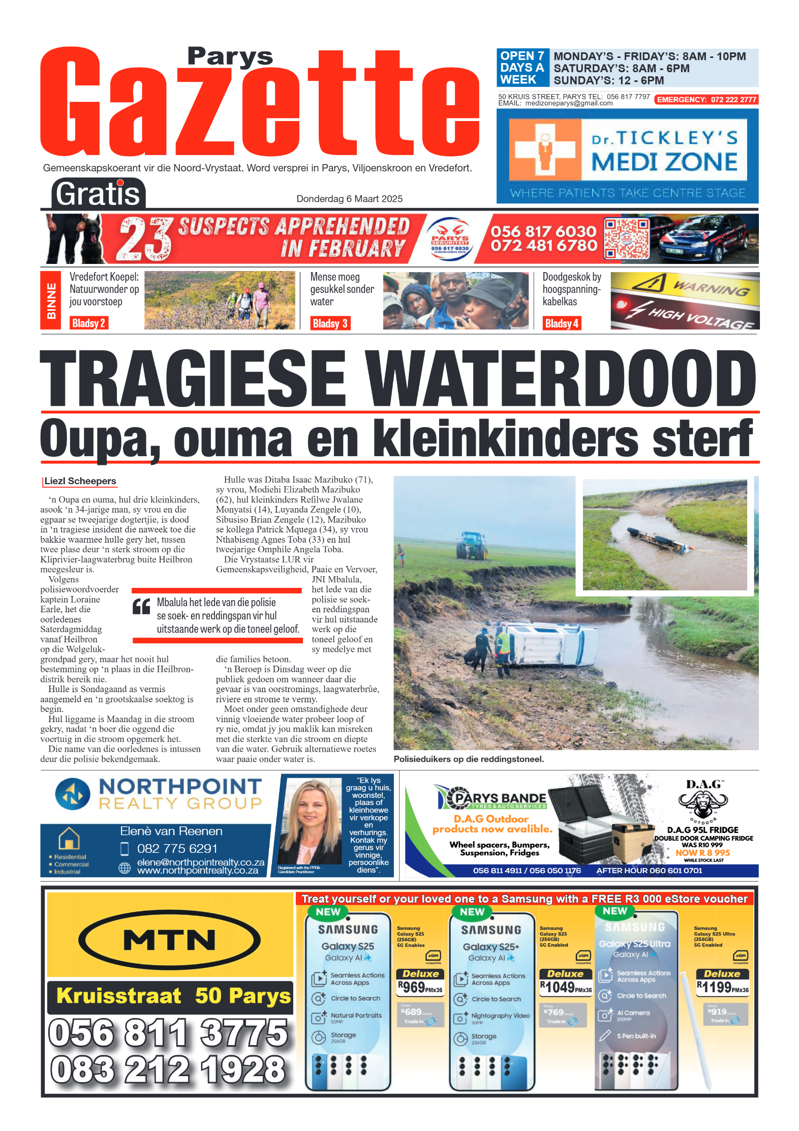 Parys Gazette 6 Maart 2025 page 1