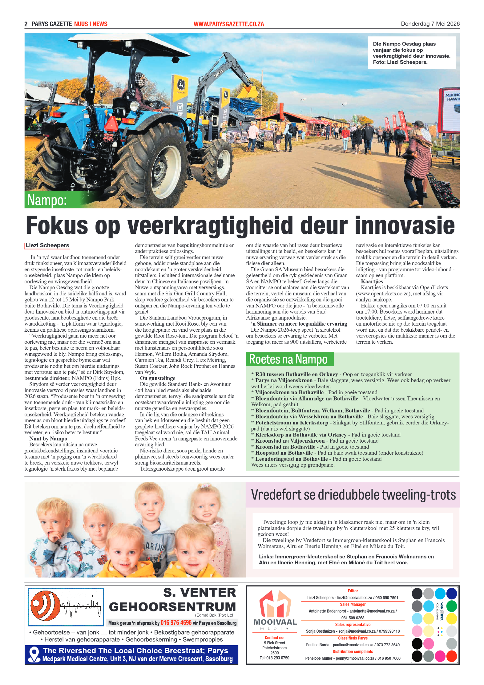 Parys Gazette – 7 May 2026 page 2