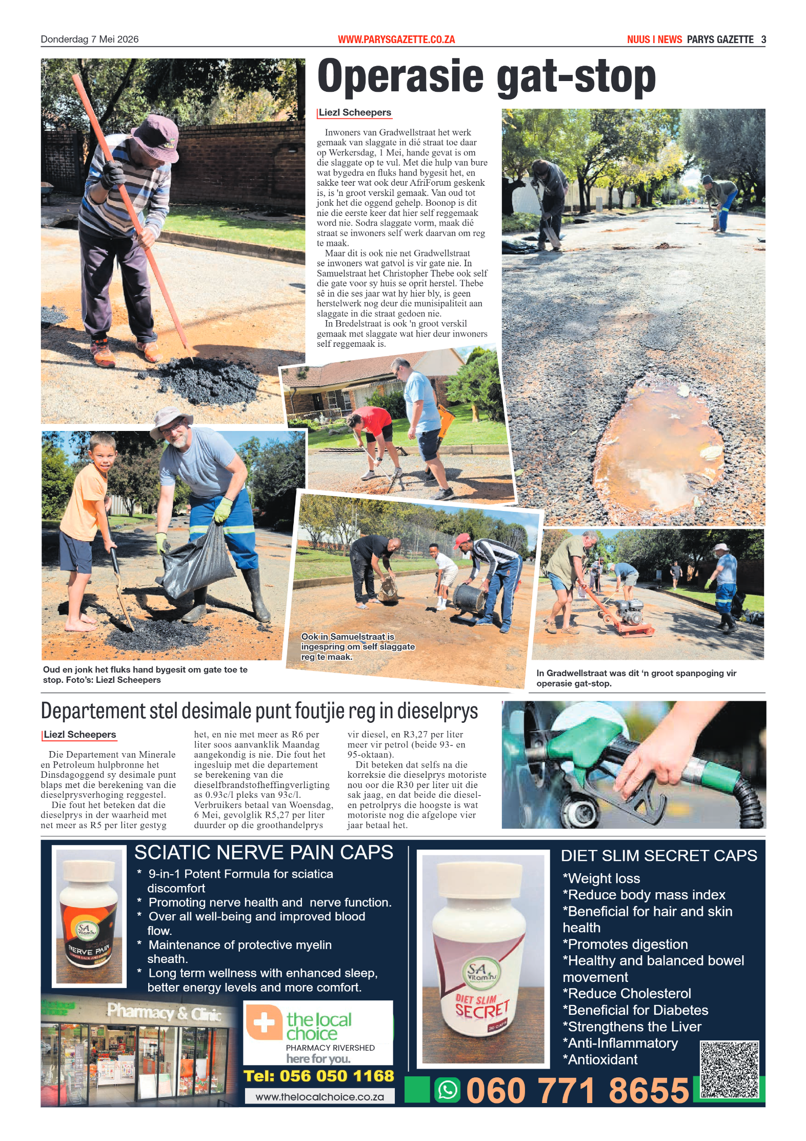 Parys Gazette – 7 May 2026 page 3
