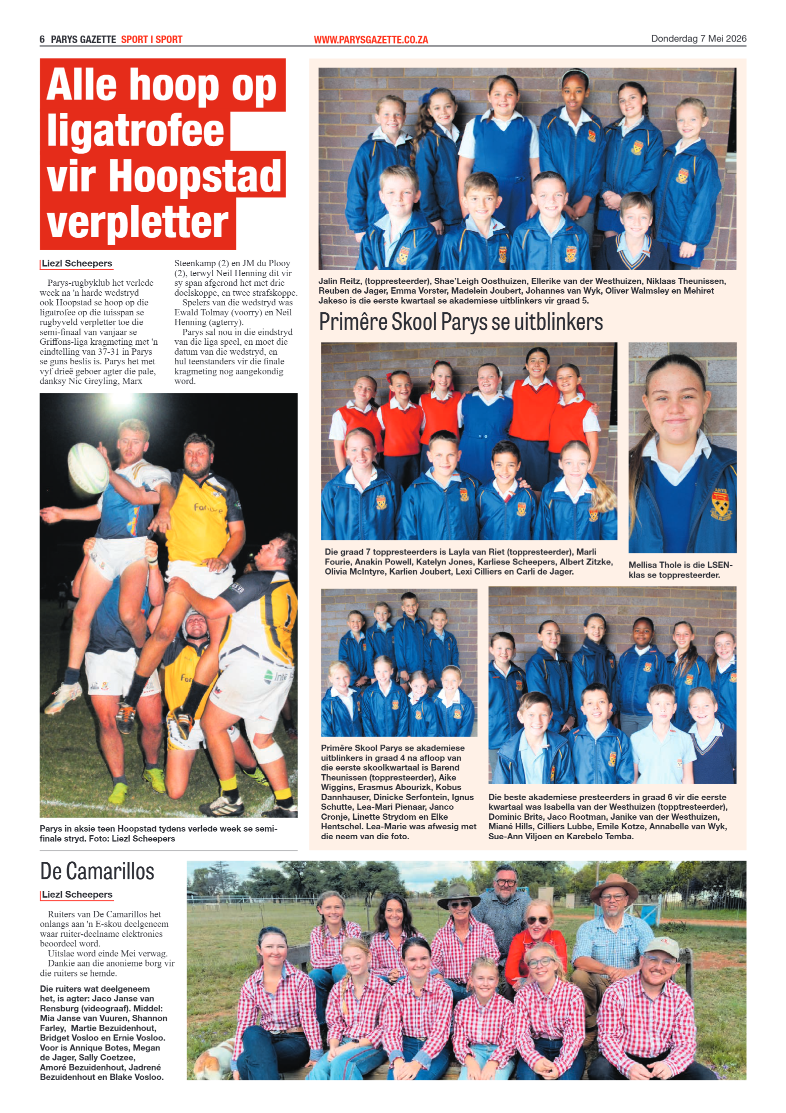 Parys Gazette – 7 May 2026 page 6