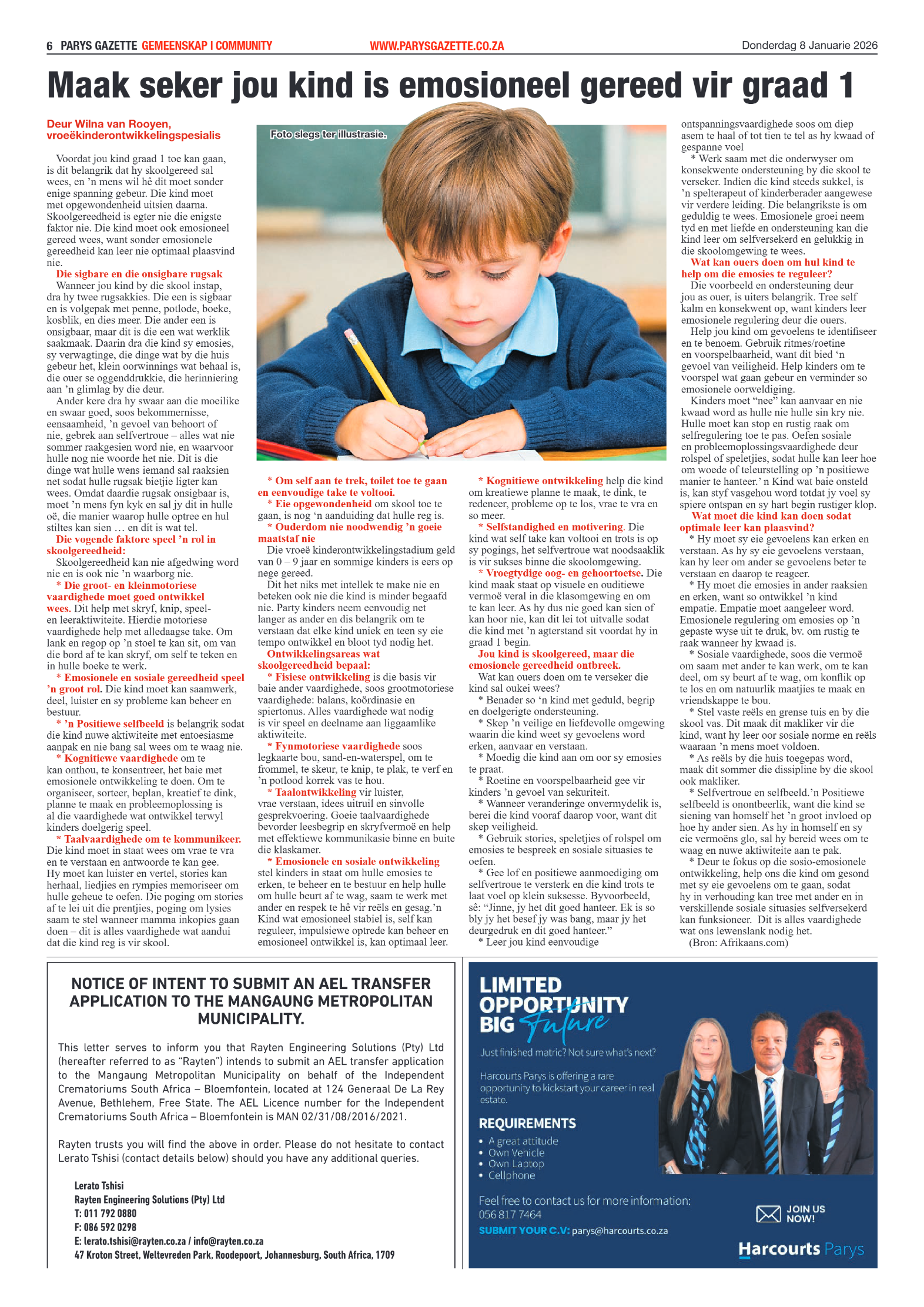 Parys Gazette 8 Januarie 2026 page 6