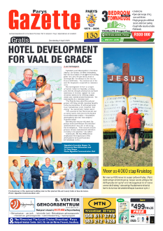 Parys Gazette – 9 April 2026