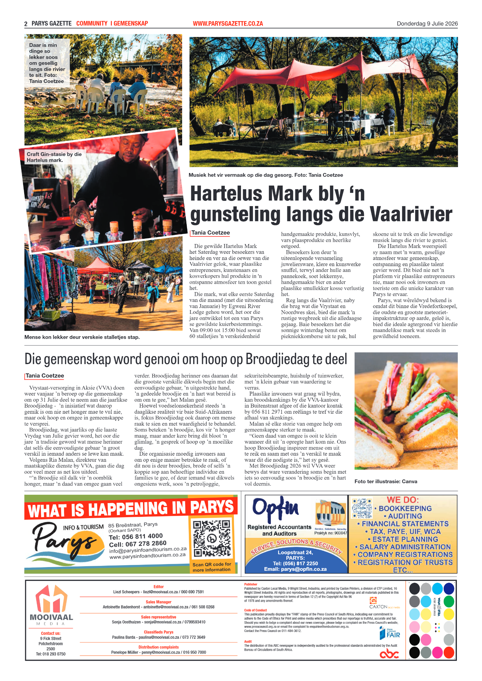 Parys Gazette – 9 Julie 2026 page 2