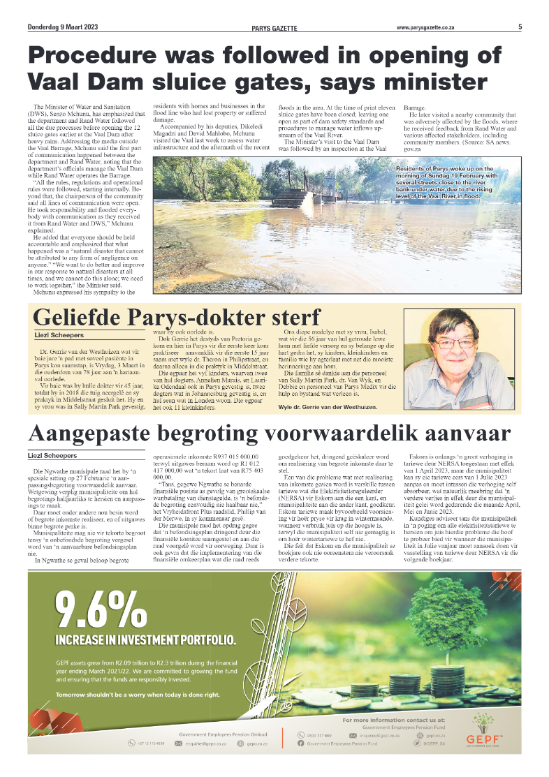 Parys Gazette 9 Maart 2023 page 5