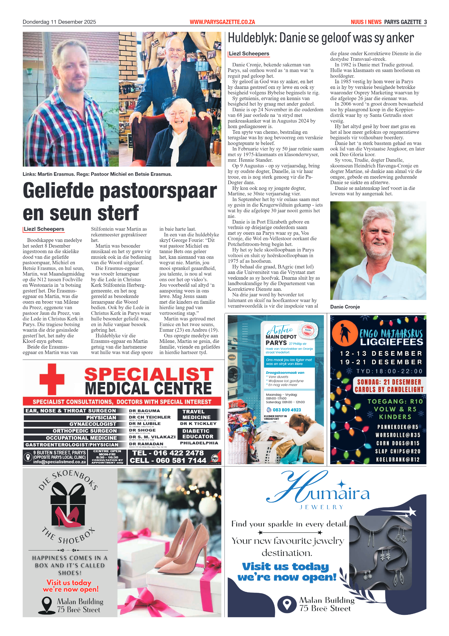 Parys Gazette Donderdag 11 Desember 2025 page 3