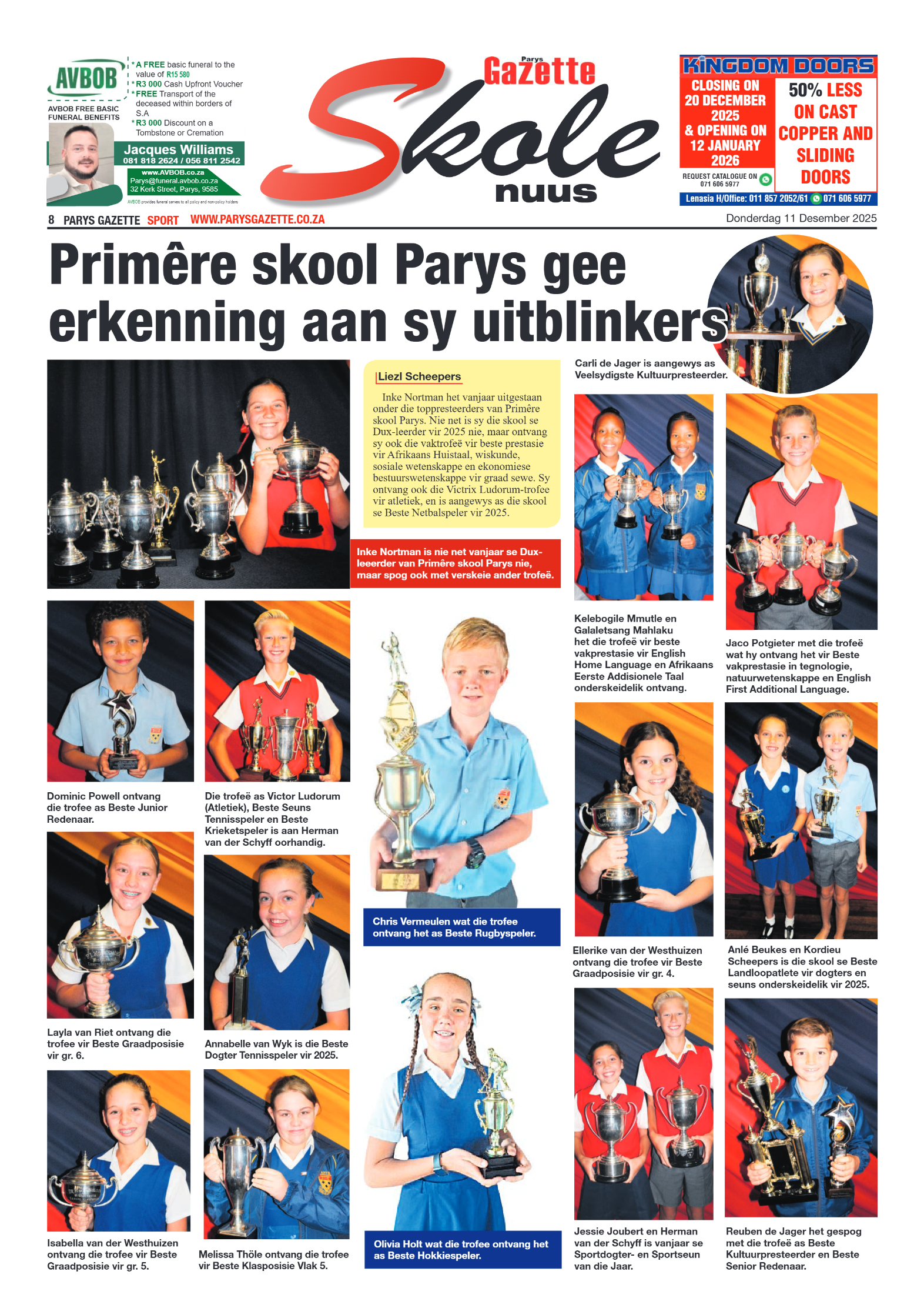 Parys Gazette Donderdag 11 Desember 2025 page 8